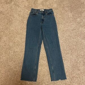 Abercrombie & Fitch Curve Love 90s Straight Ultra High Rise Jeans